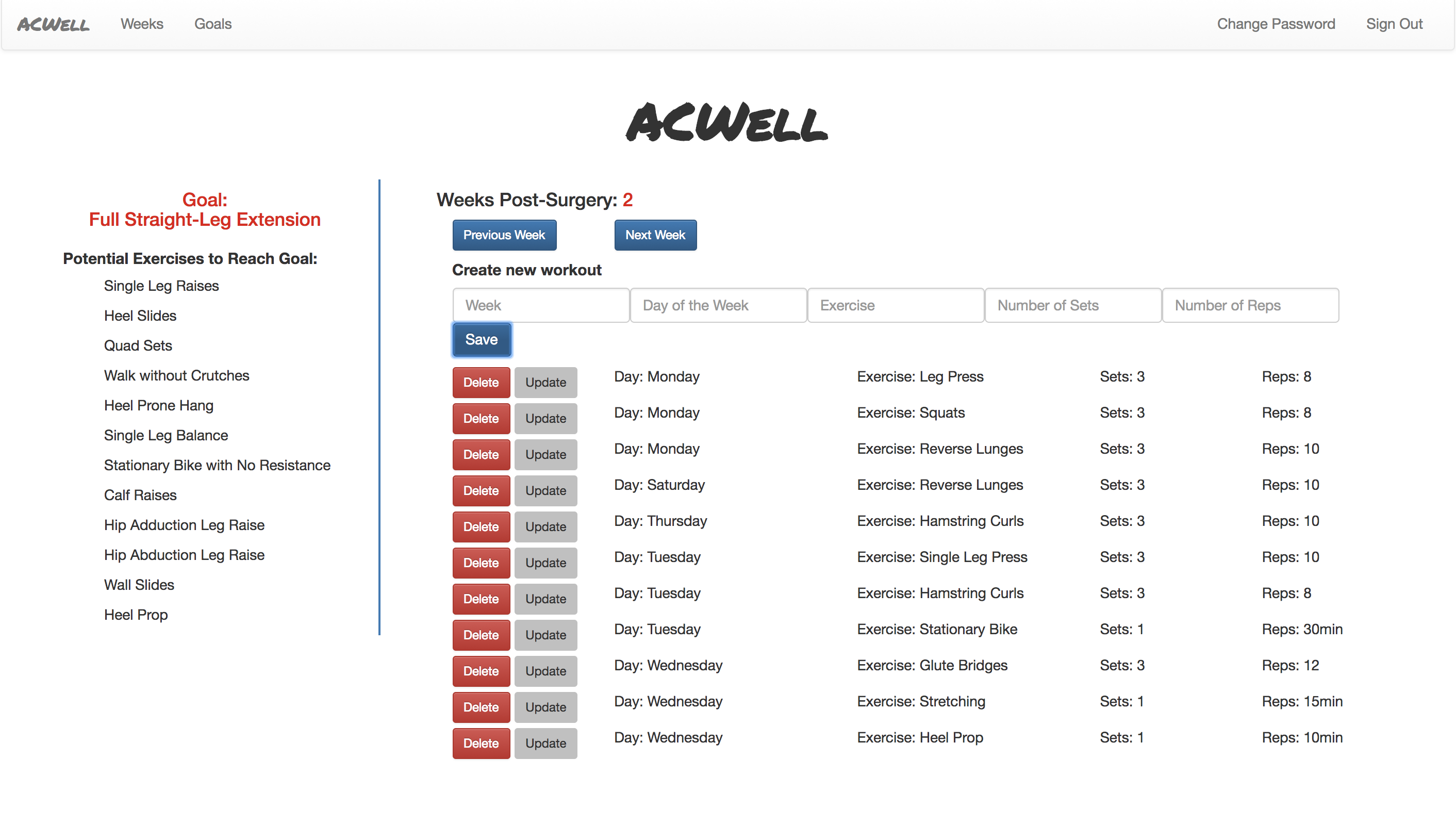ACWell app
